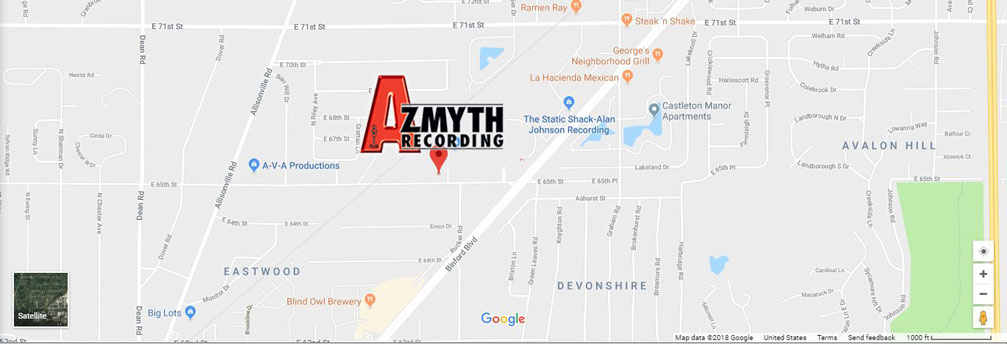 Indianapolis Music Studio & Industry Recording Equipment | Azmyth